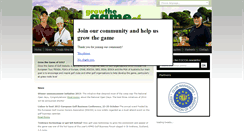 Desktop Screenshot of growthegameofgolf.org
